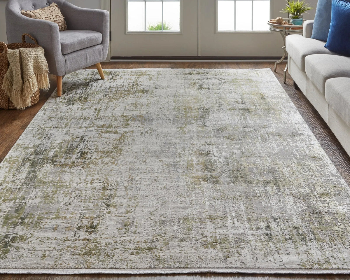 Cadiz 86639FXF Green/Grey Rug - Rug & Home