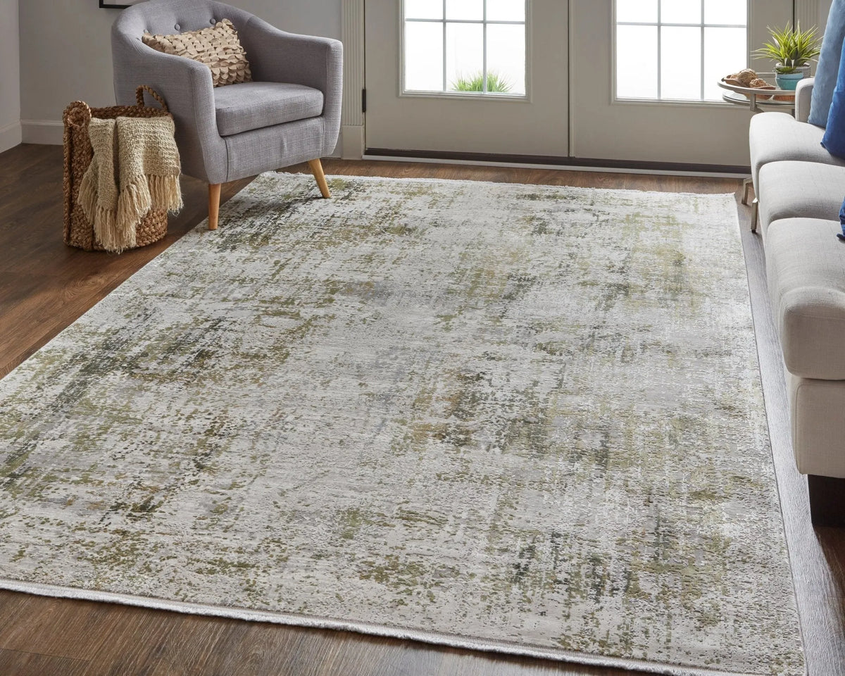 Cadiz 86639FXF Green/Grey Rug - Rug & Home