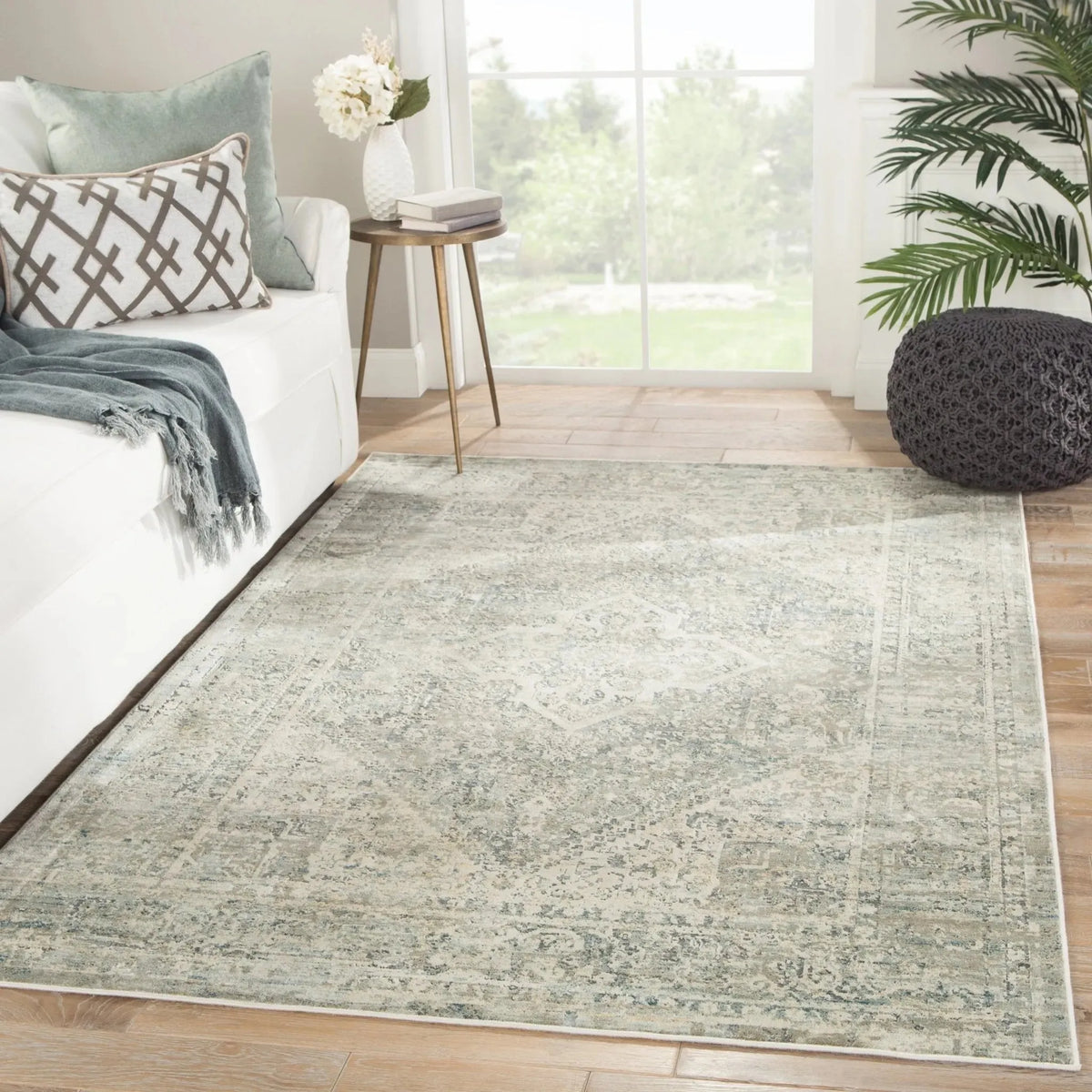Caicos Cai06 Kiev Gray/Ivory Rug