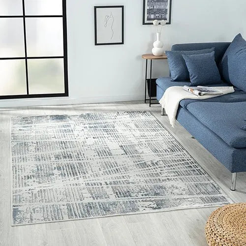 Calgary 82277BLE Blue/Beige Rug - Rug & Home