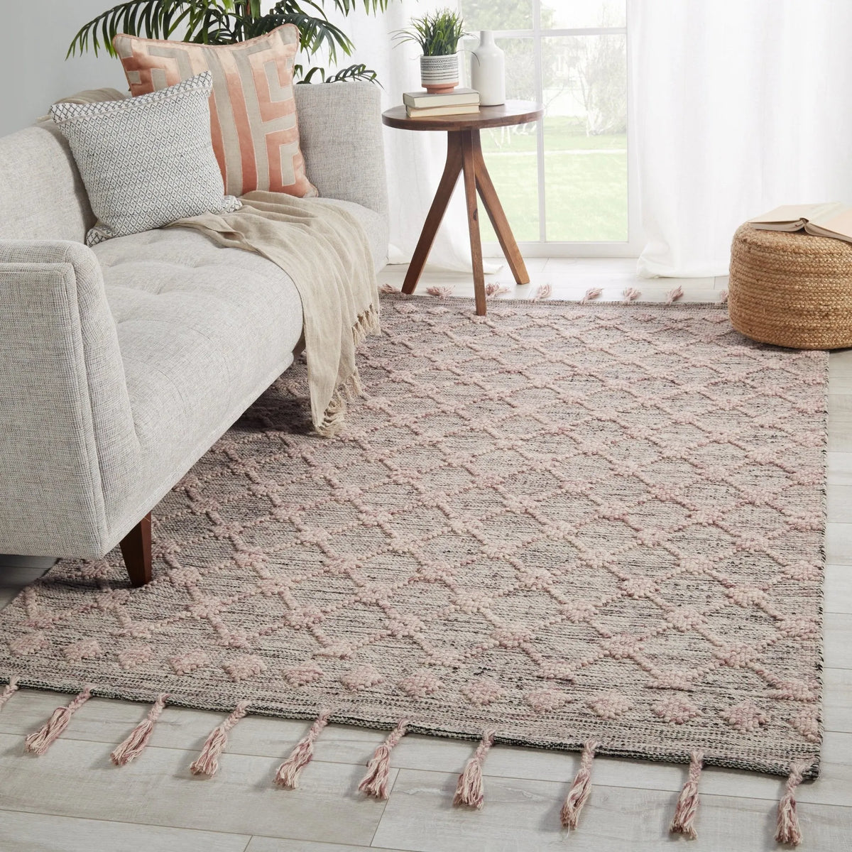 Calixta Cax02 Madrona Light Pink/Cream Rug - Rug & Home