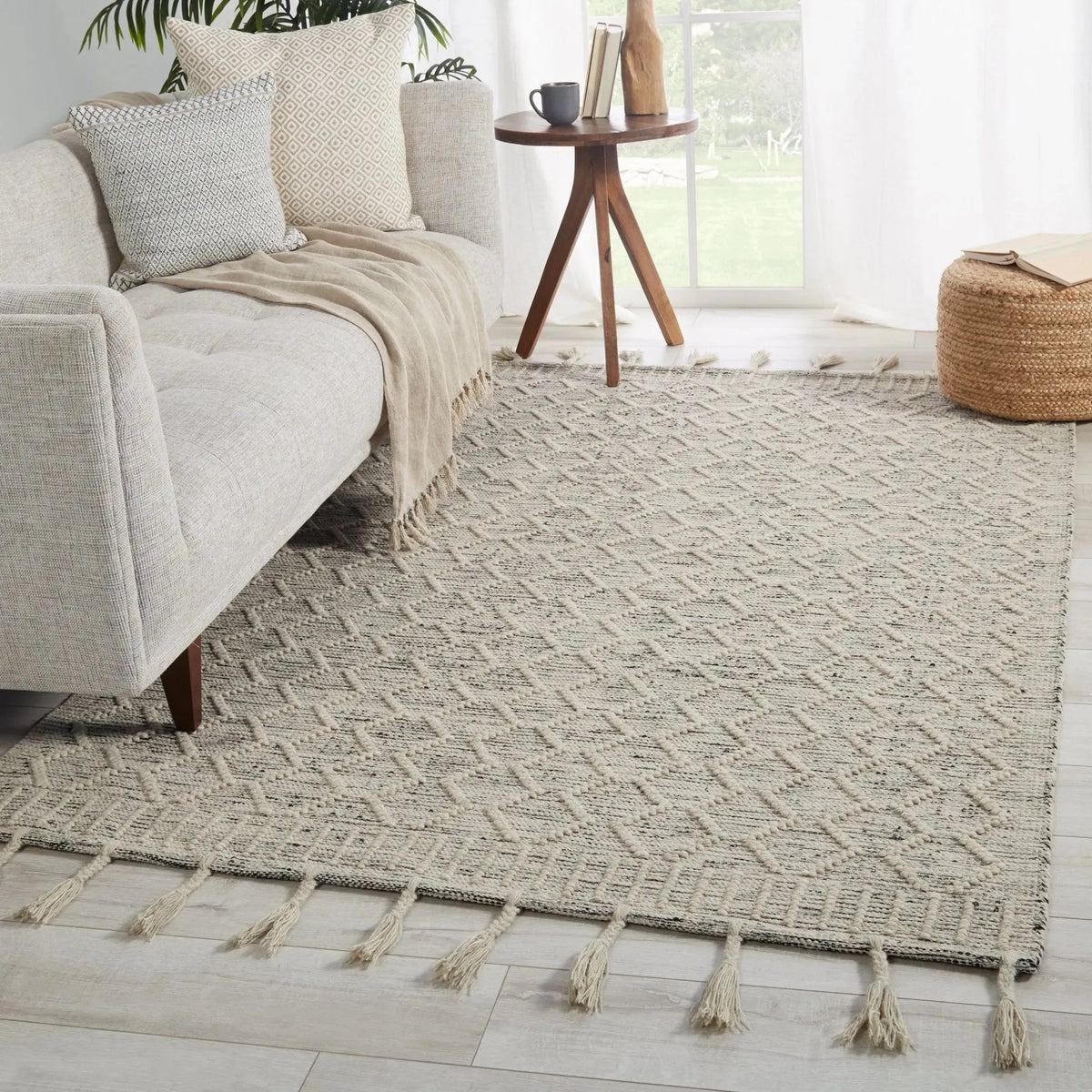 Calixta Cax04 Alemeda Cream/Black Rug