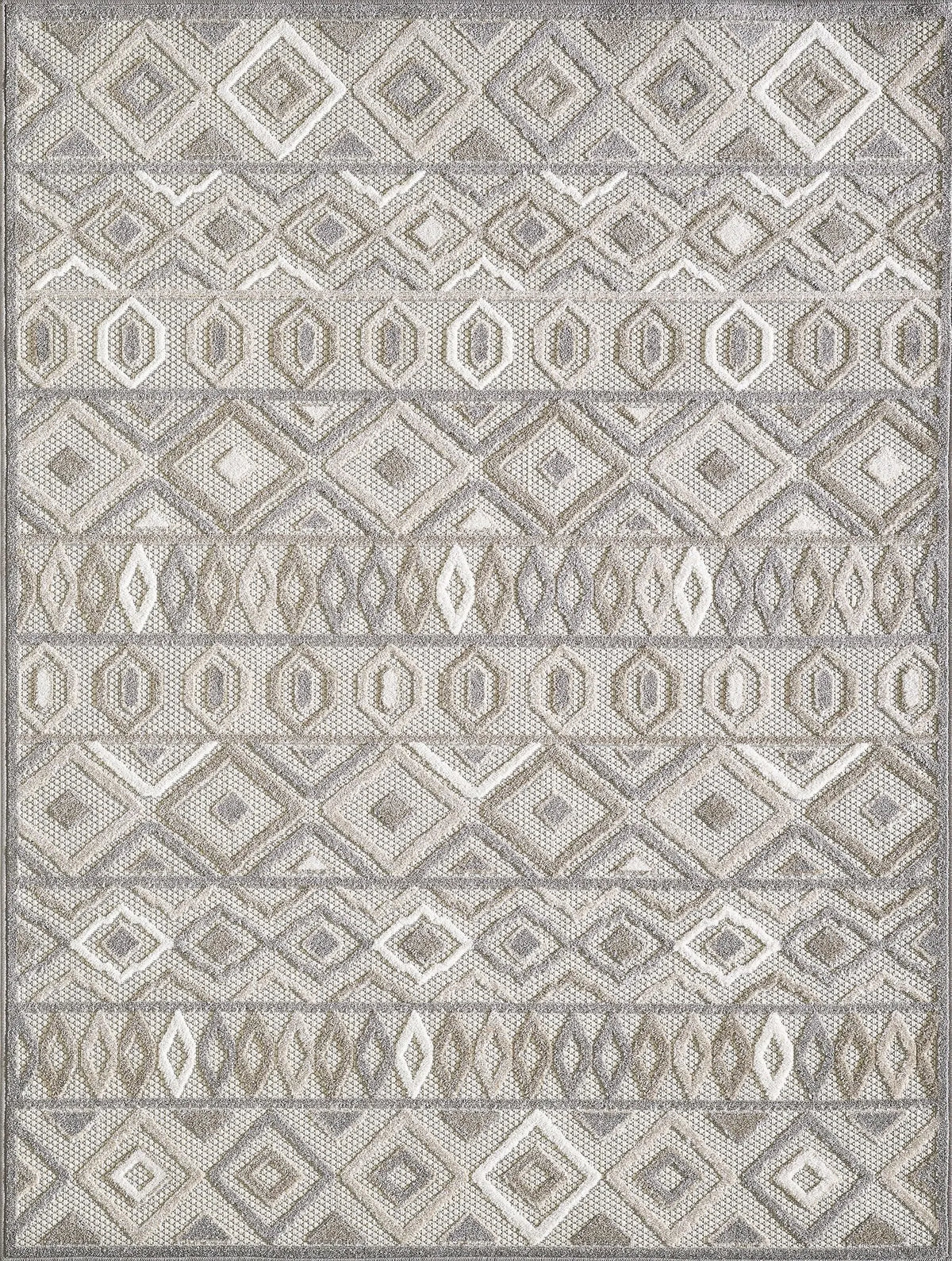 Calla 6925 Aztec Grey Rugs - Rug & Home