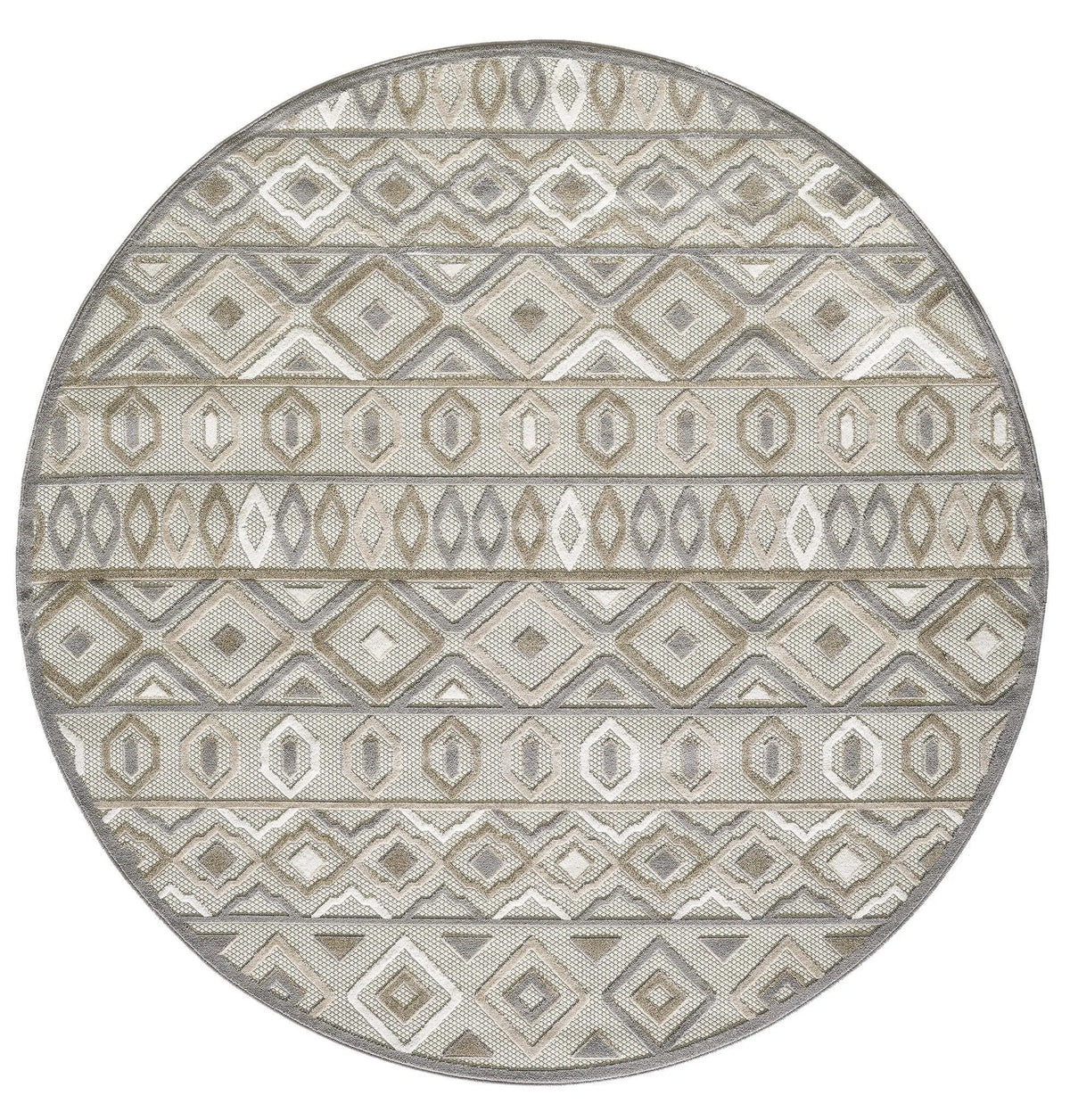 Calla 6925 Aztec Grey Rugs - Rug & Home