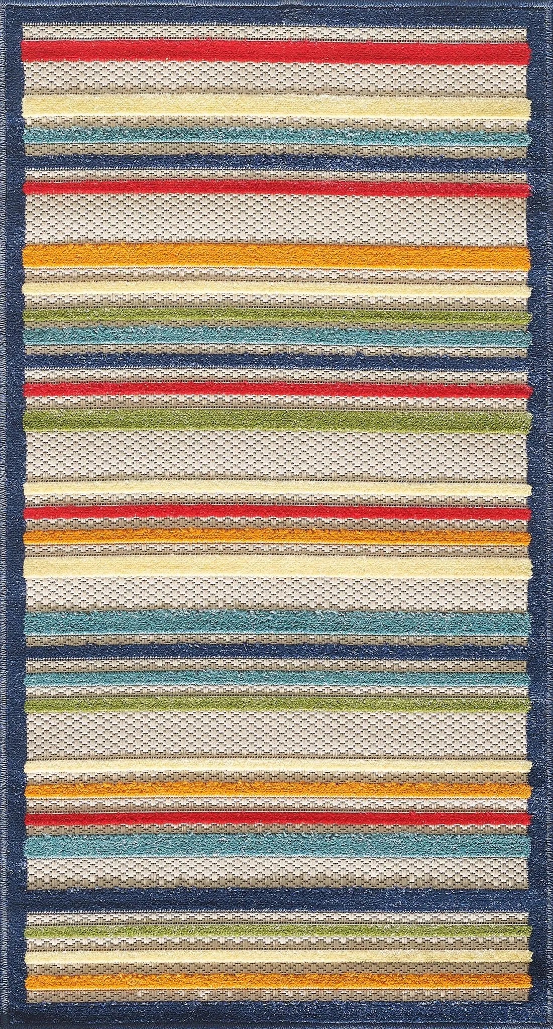 Calla 6927 Stripes Ivory/Multi Rugs - Rug & Home