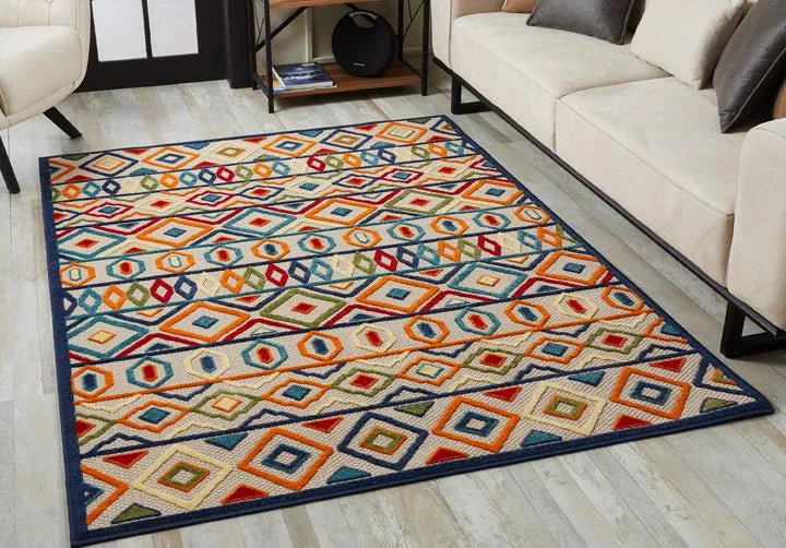 Calla 6928 Aztec Ivory/Multi Rugs - Rug & Home