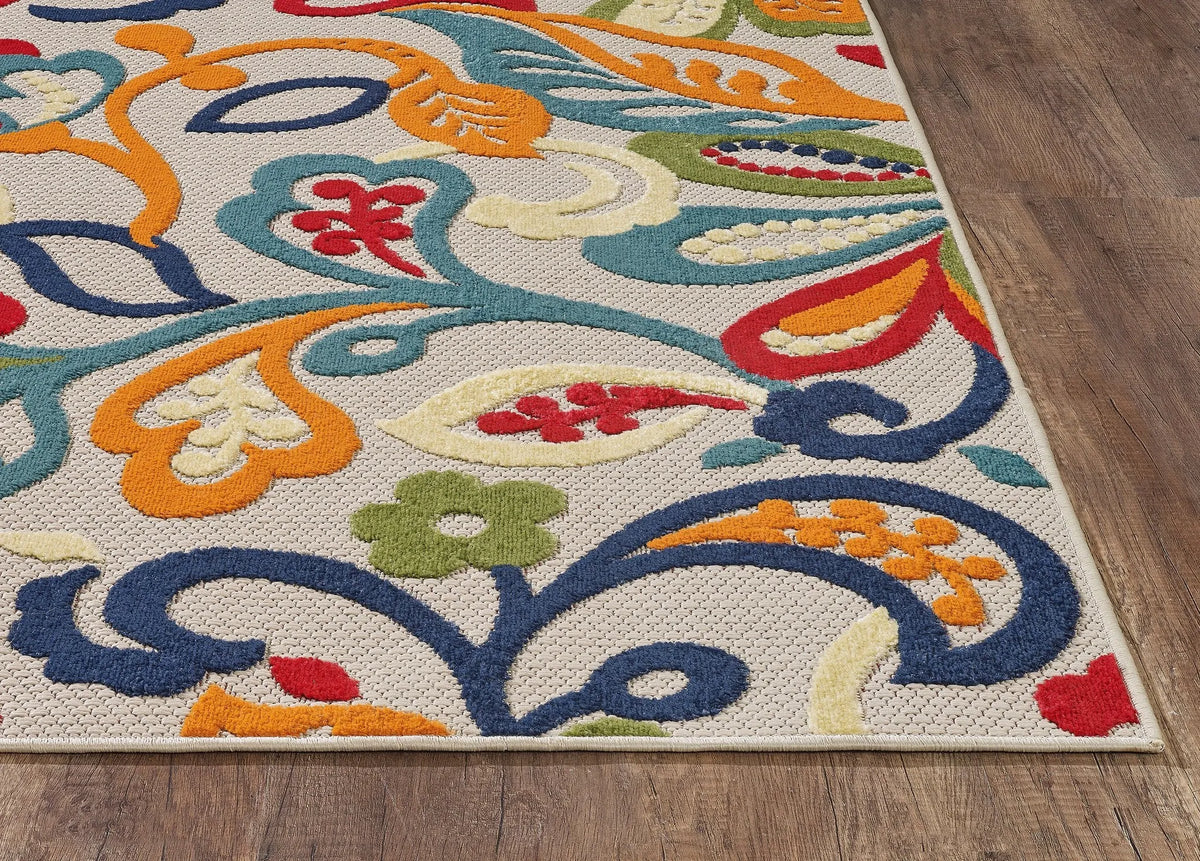 Calla 6929 Leila Ivory/Multi Rugs - Rug & Home