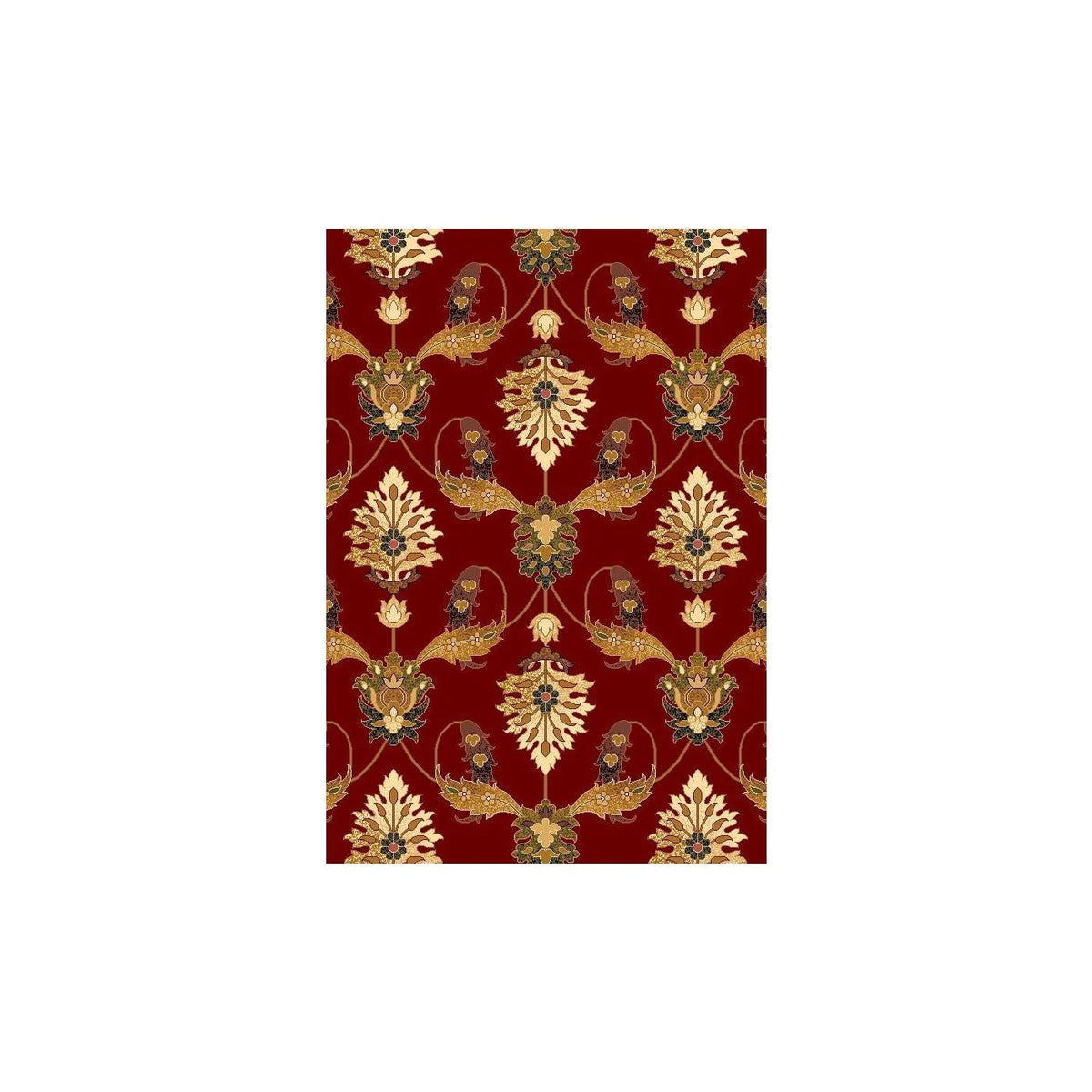 Cambridge 7364 Palazzo Red Rug - Rug & Home