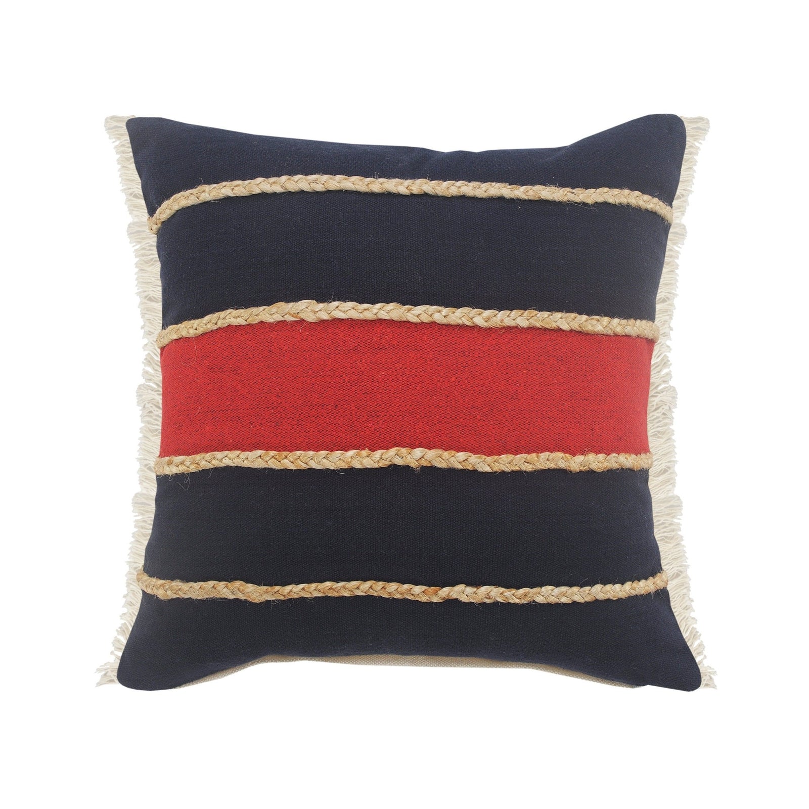 Cape Cod Lr07636 Navy/Red Pillow - Rug & Home