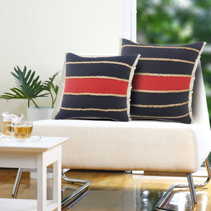 Cape Cod Lr07636 Navy/Red Pillow - Rug & Home