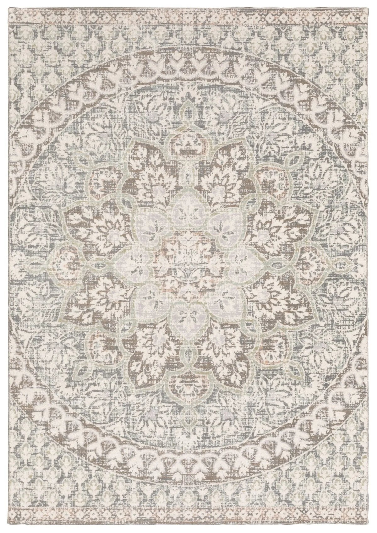 Capistrano 517B Ivory/Grey Rug - Rug & Home