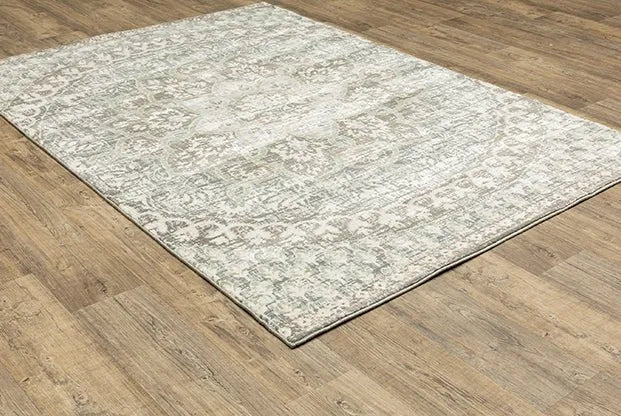 Capistrano 517B Ivory/Grey Rug - Rug & Home