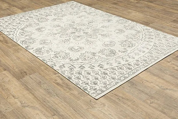 Capistrano 517C Ivory/Grey Rug - Rug & Home