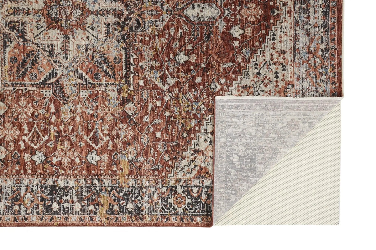 Caprio 3960F Rust/Tan Rug - Rug & Home