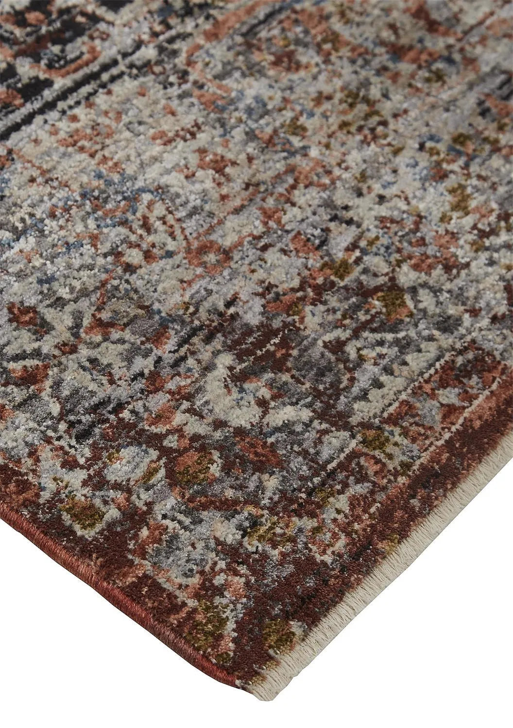 Caprio 3960F Rust/Tan Rug - Rug & Home