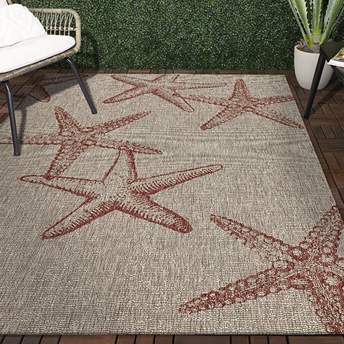 Captiva Lr81020 Coral/Beige Rug - Rug & Home