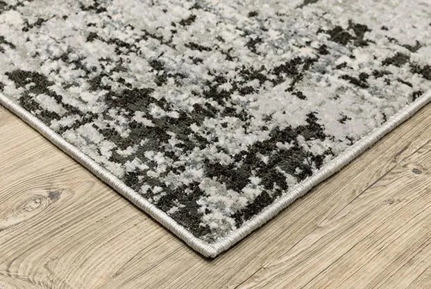 Caravan 4153Q Grey/Black Rug - Rug & Home