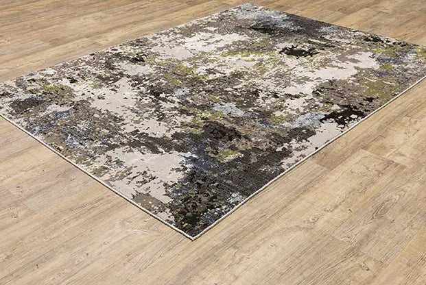 Caravan 502Z8 Grey/Green Rug - Rug & Home