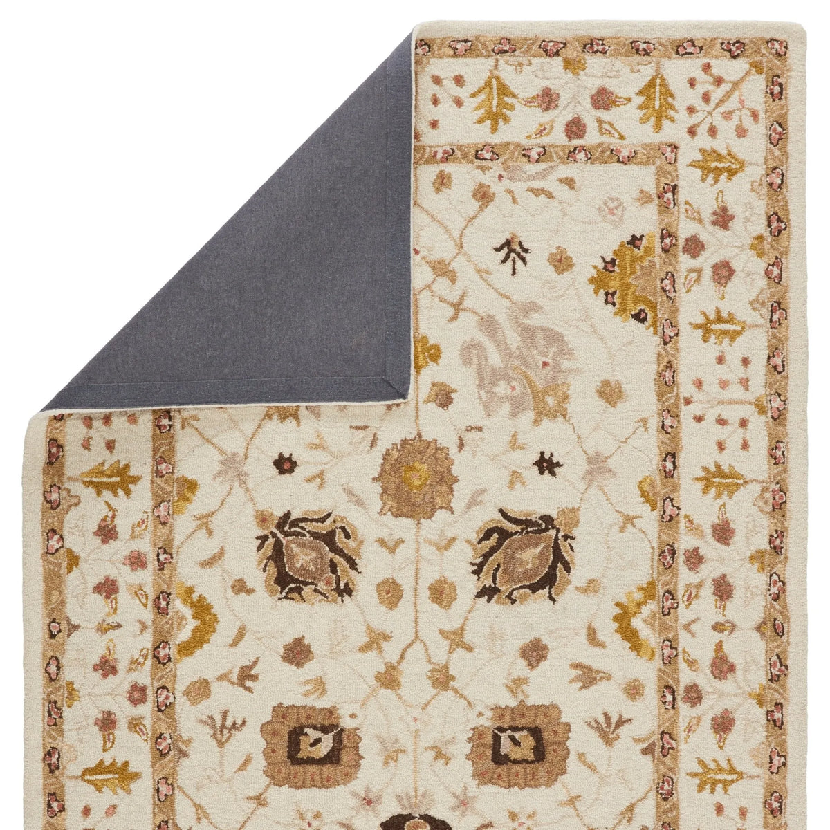 Cardamom Com01 Ahava Ivory/Gold Rug - Rug & Home