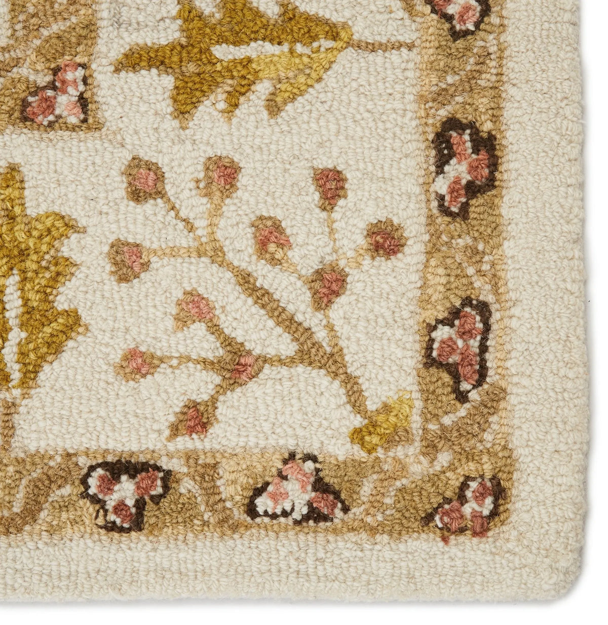 Cardamom Com01 Ahava Ivory/Gold Rug - Rug & Home