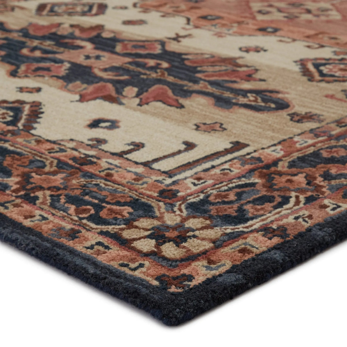 Cardamom Com09 Idina Pink/Dark Blue Rug - Rug & Home