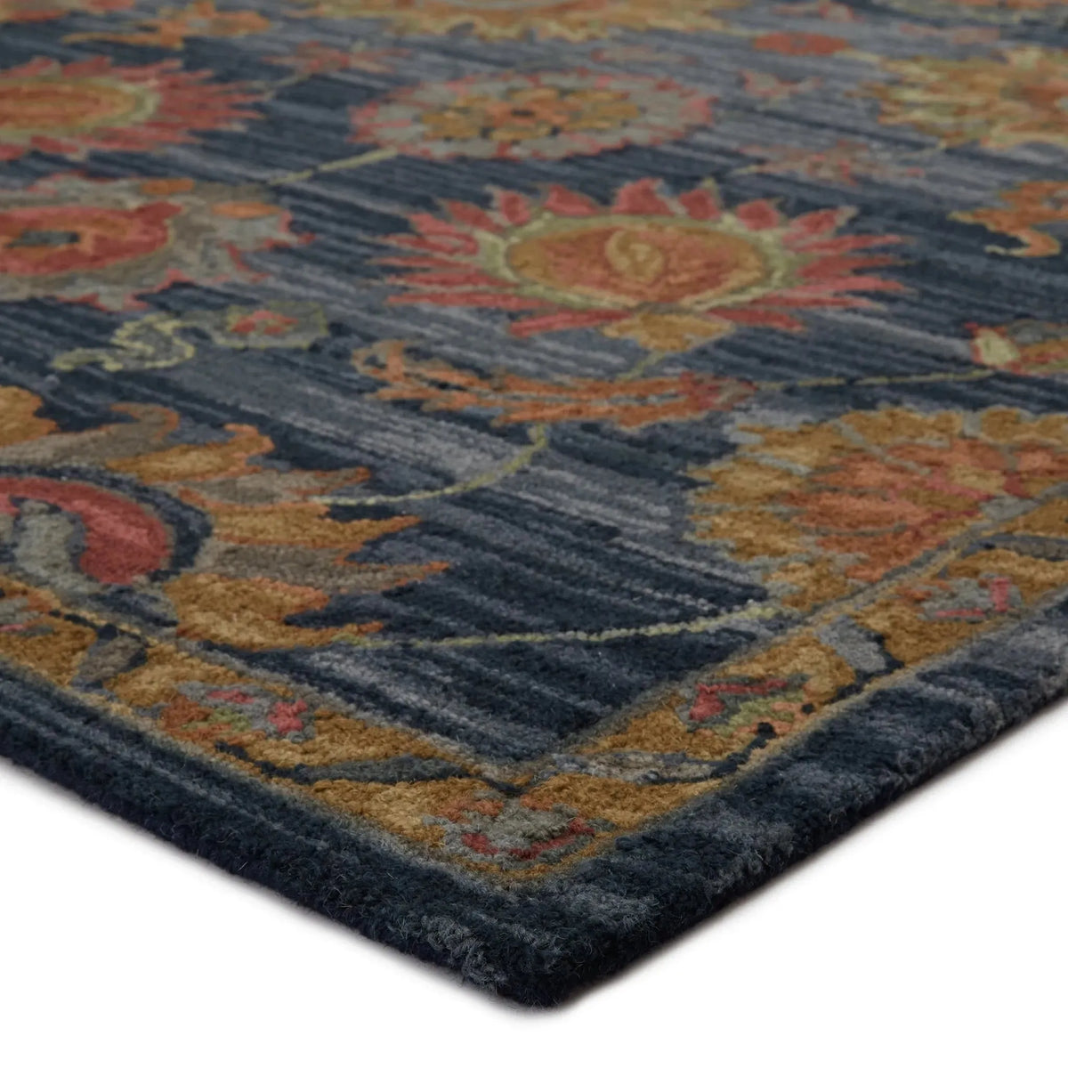 Cardamom Com10 Nela Dark Blue/Red Rug
