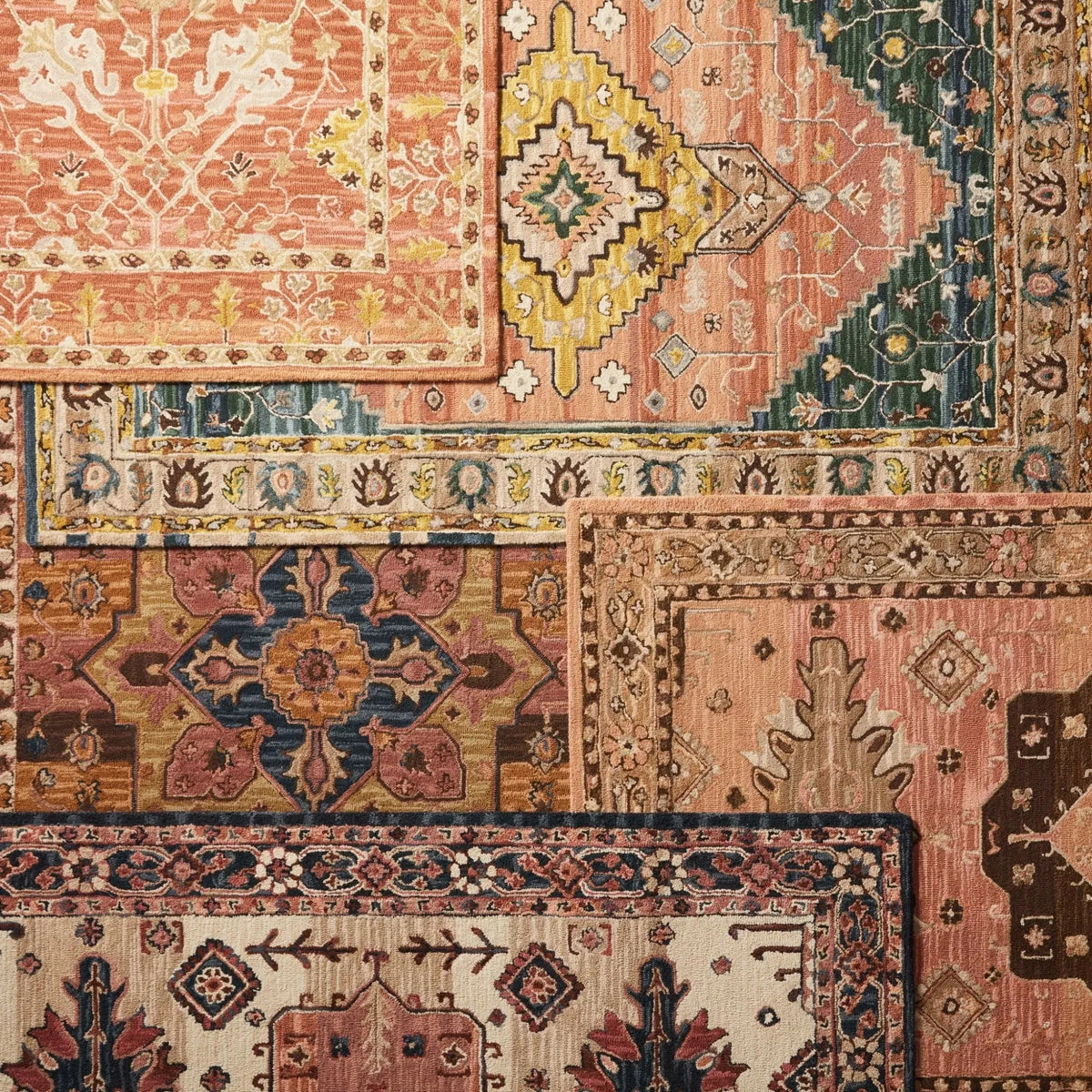 Cardamom Com13 Seraphina Pink/Yellow Rug