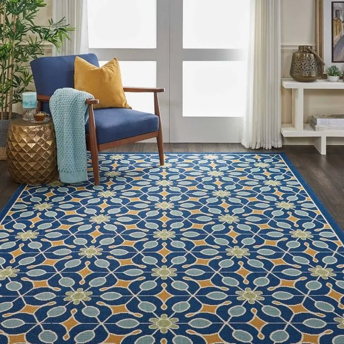 Caribbean CRB07 Navy Rug - Rug & Home