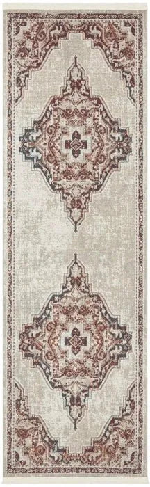 Carina CNA01 Brick/Silver Rug - Rug & Home