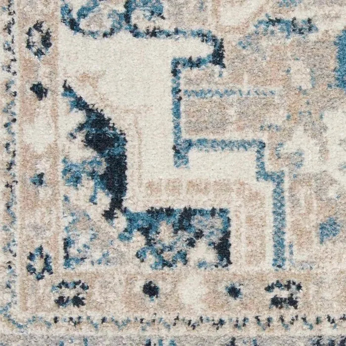 Carina CNA01 Light Blue/Ivory Rug - Rug & Home