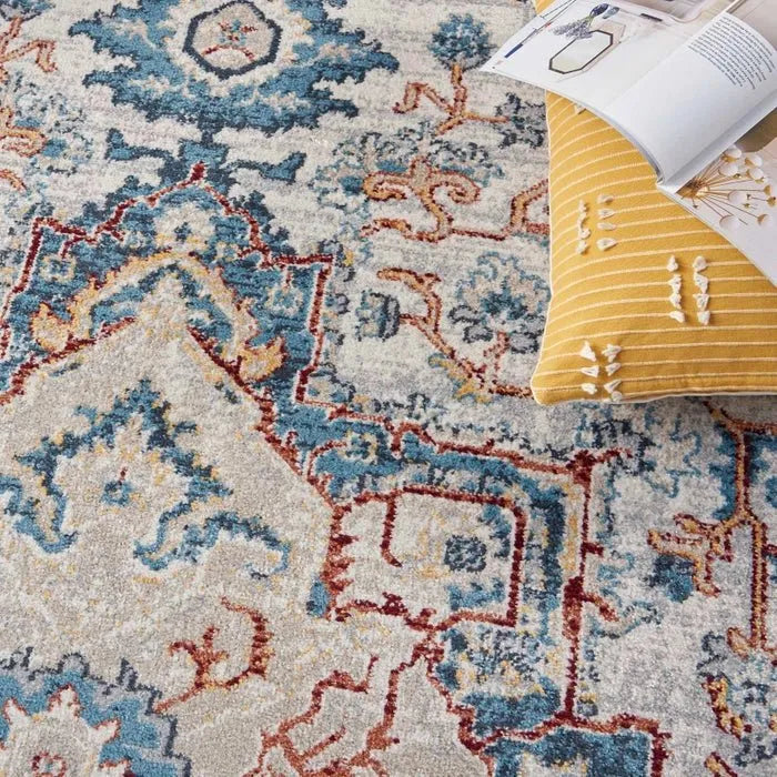 Carina CNA02 Blue/Multi Rug - Rug & Home