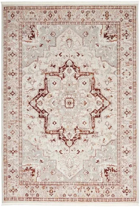 Carina CNA02 Brick/Silver Rug - Rug & Home