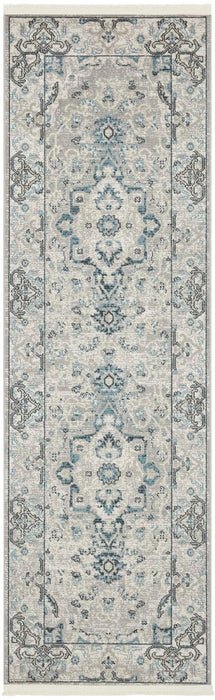 Carina CNA02 Grey/Blue Rug - Rug & Home