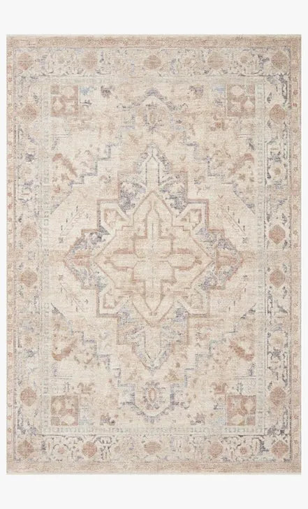 Carlisle CAR-02 Beige/Slate Rug - Rug & Home