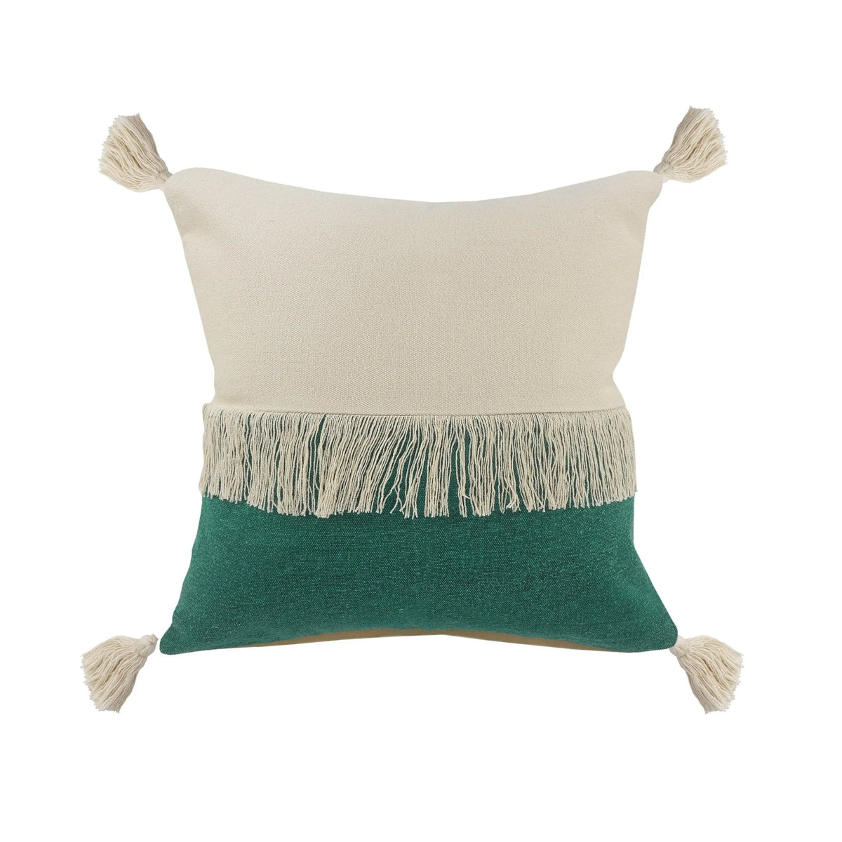 Carnival Lr07661 Emerald Green/Off-White Pillow - Rug & Home