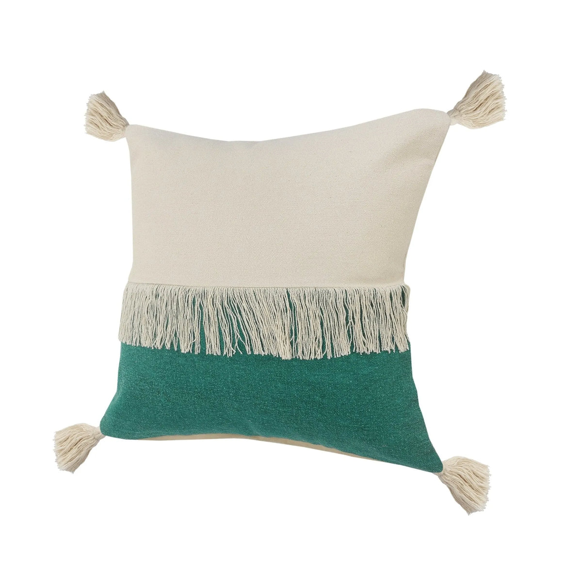 Carnival Lr07661 Emerald Green/Off-White Pillow - Rug & Home