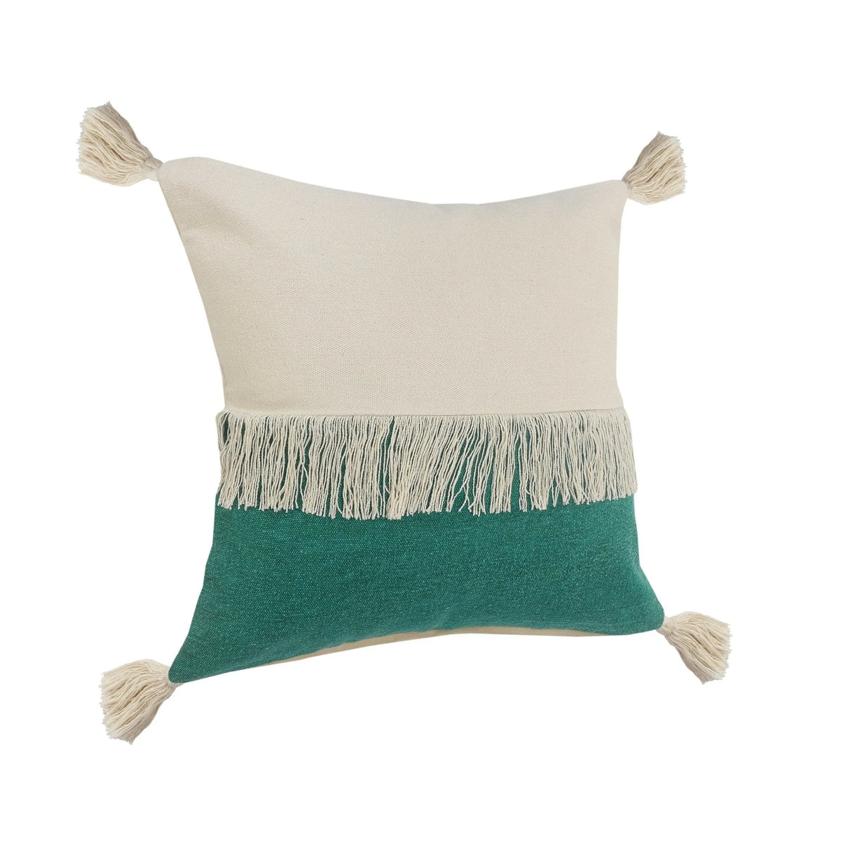 Carnival Lr07661 Emerald Green/Off-White Pillow - Rug & Home