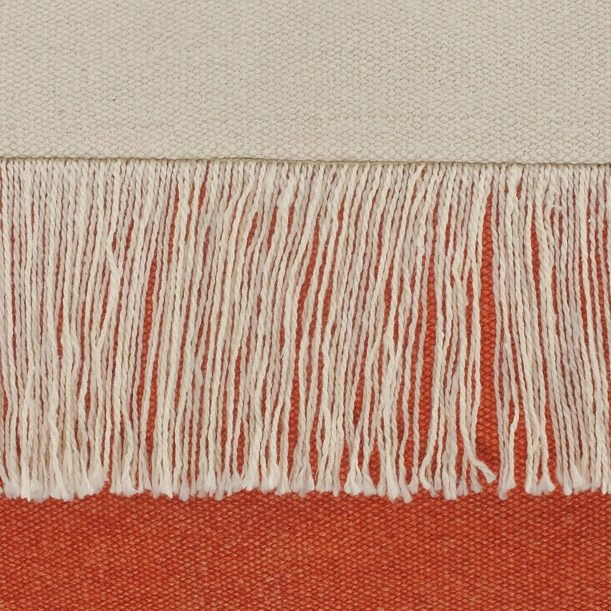 Carnival Lr07664 Pumpkin Orange/Off-White Pillow