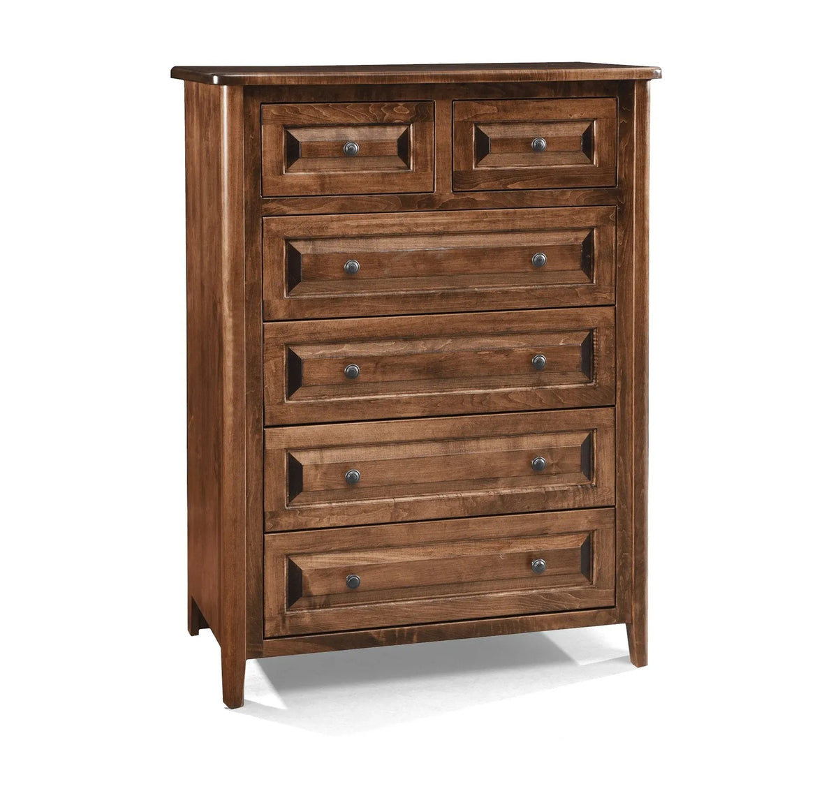 Carson 6 Drawer Chest - Rug & Home- Toffee (MT) / Nickel - N