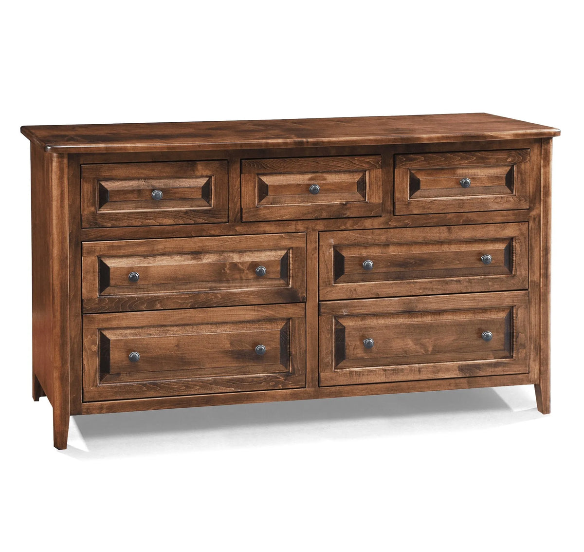 Dresser Rug Carson 7 Drawer Dresser - Rug & Home- Toffee (MT) / Nickel - N