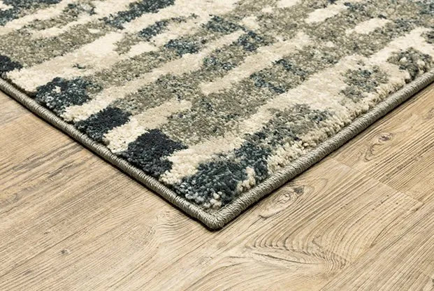 Carson 745C Blue/Beige Rug - Rug & Home