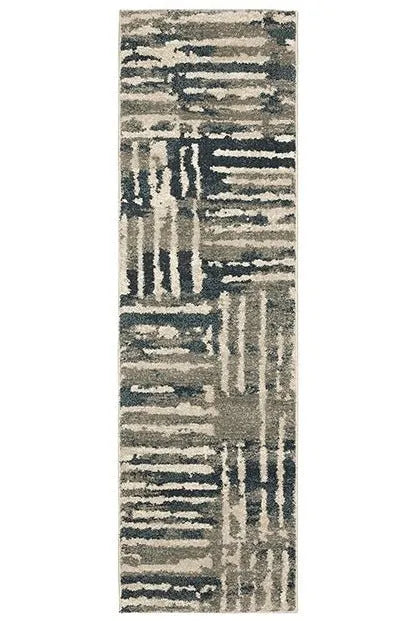 Carson 745C Blue/Beige Rug - Rug & Home