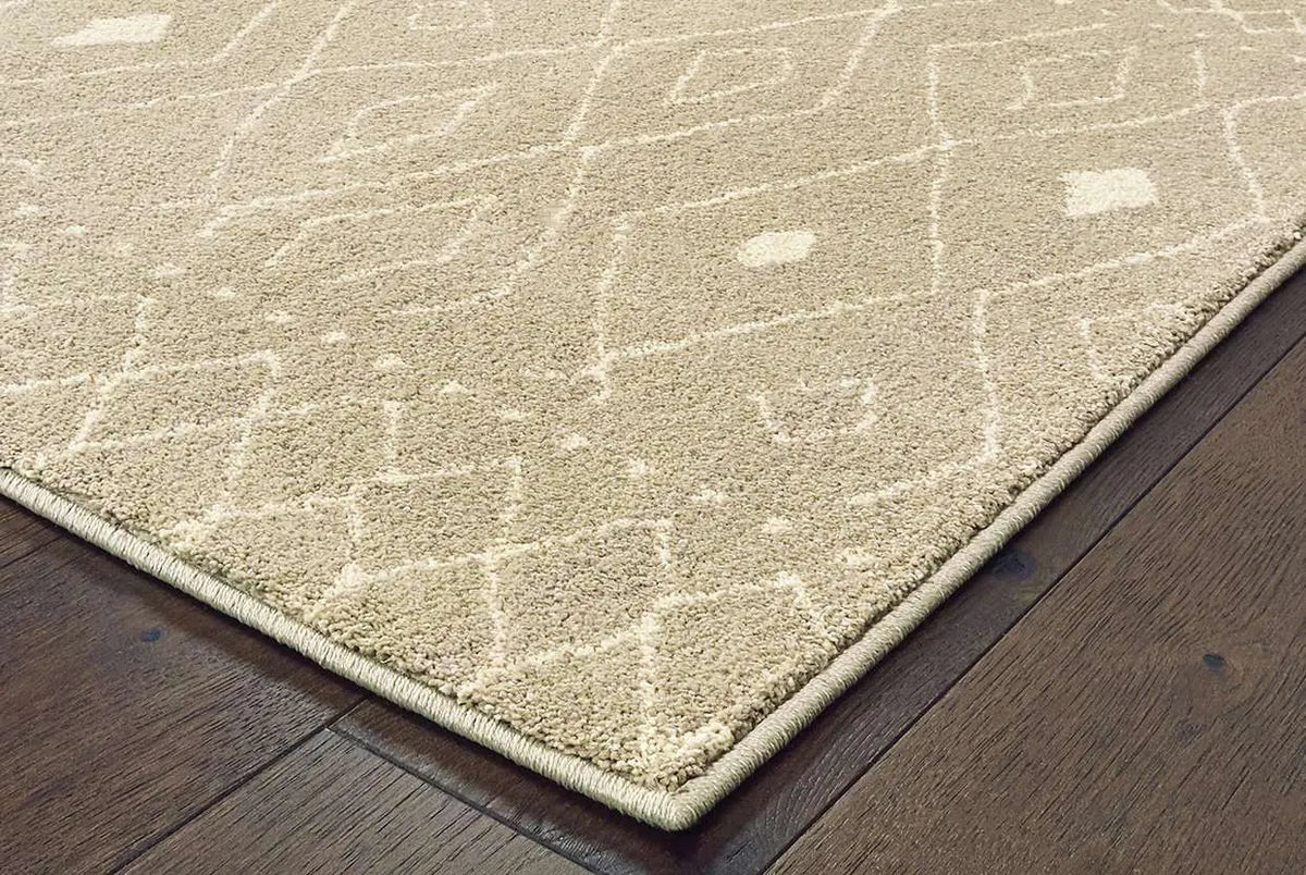 Carson 9665B Sand Ivory Rug - Rug & Home