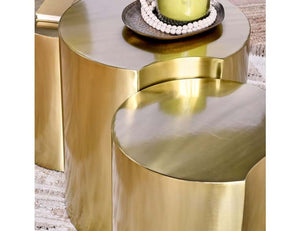 Cartier Accent Tables Set of 3 Gold - Rug & Home