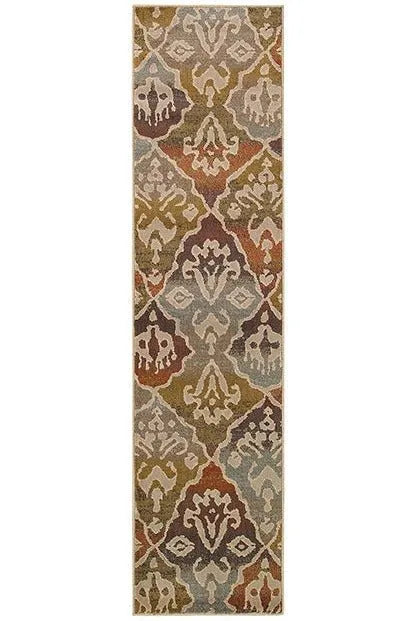 Casablanca 4442C Multi/ Beige Rug - Rug & Home