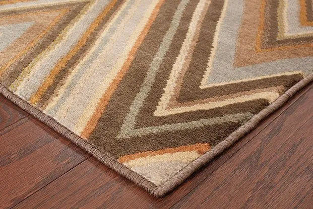 Casablanca 4461B Brown/ Blue Rug - Rug & Home