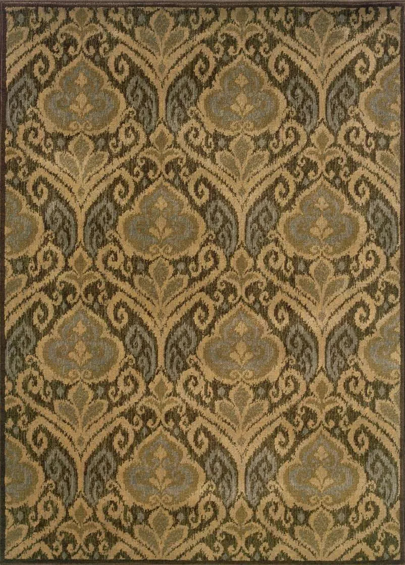 Casablanca 4464A Green/ Ivory Rug - Rug & Home