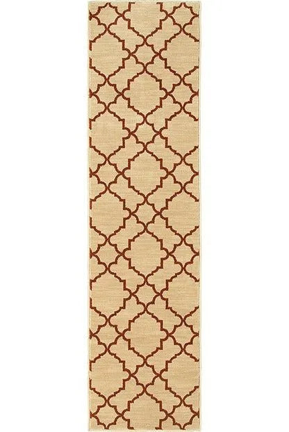 Casablanca 5178E Beige/ Rust Rug - Rug & Home