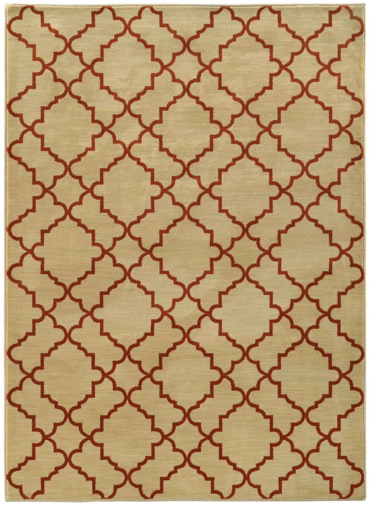 Casablanca 5178e Beige/ Rust Rug - Rug & Home