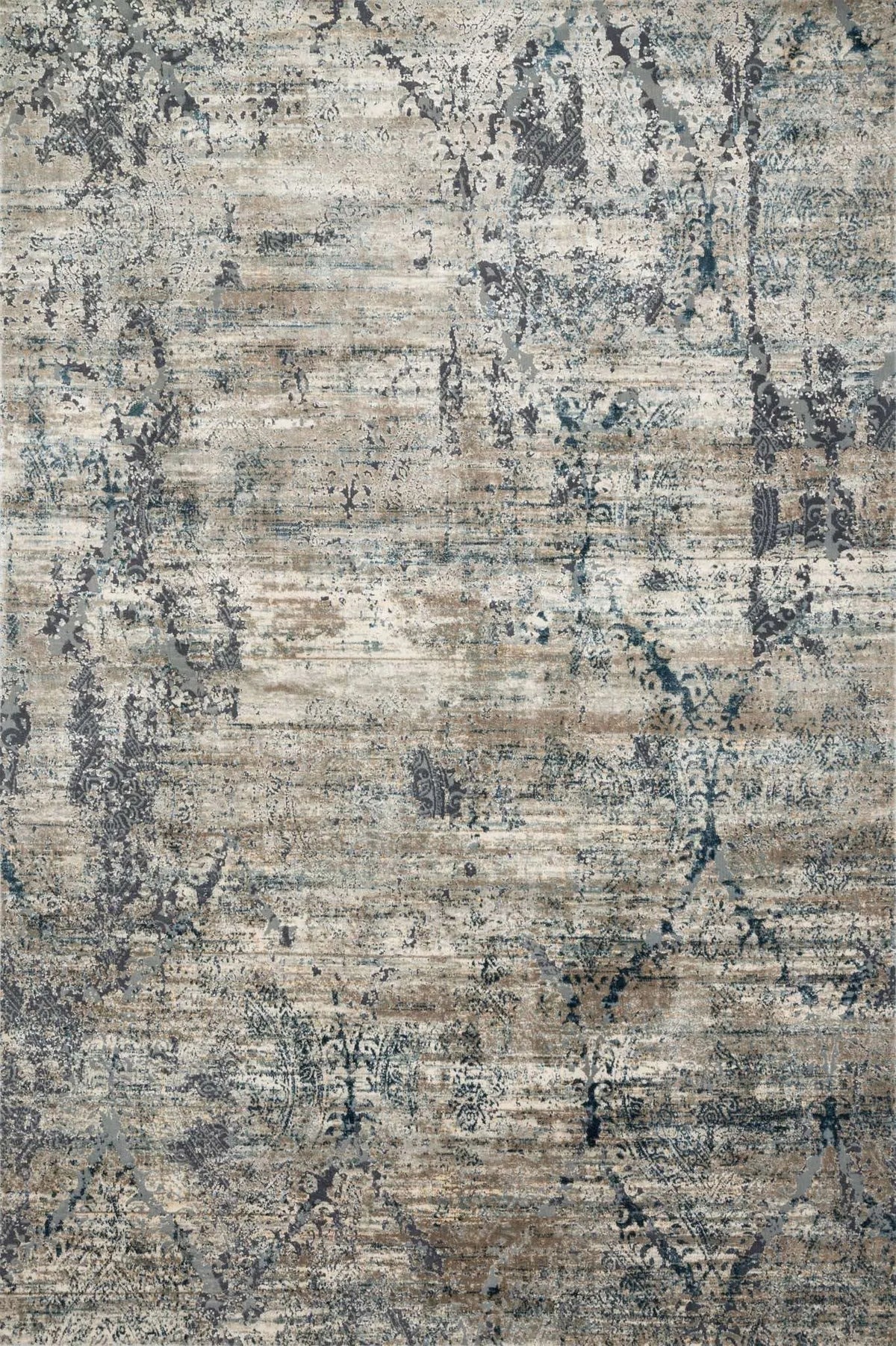 Cascade CAS 01 Taupe / Blue Rug - Rug & Home